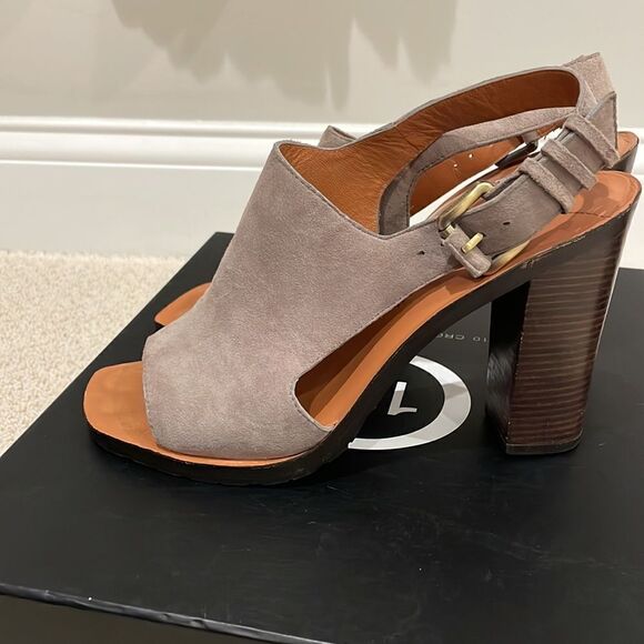 EUC Derek Lam Crosby Jemina Sz. 9 Graphite Kid Suede - Picture 3 of 8